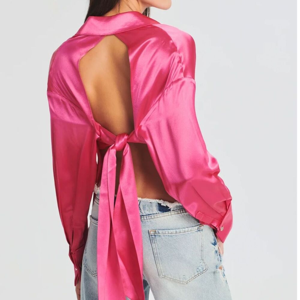 SER.O.YA Mel Top In Hot Pink